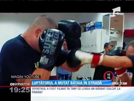 Luptătorul Mircea Ursu, filmat în timp ce lovea sau ameninţa alţi bărbaţi