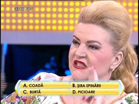 Rândul 2: Capra-Neagră , "Perla Munţilor Carpaţi", şi-a luat denumirea de la dunga neagră pe care o are pe?