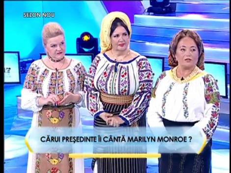 Runda 2: Cărui preşedinte îi cântă Marilyn Monroe?