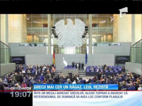 Grecii mai cer o amânare. Leul rezistă