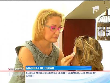 Elevele Mirelei Vescan au devenit, la rândul lor, make-up artişti