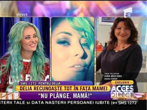 Mama Deliei: ”Fiica mea e beată de dragoste”