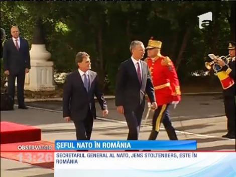 Jens Stoltenberg, secretarul general NATO, vizită strategică în România