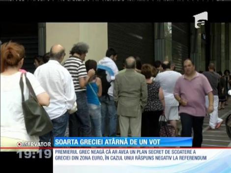 Referendumul asupra viitorului ţării scindează Grecia
