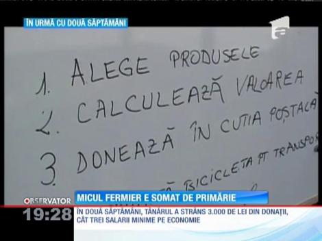 Fermierul care lasă cumpărătorul să decidă prețul produselor de pe raft, somat de autorități
