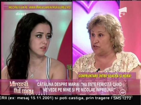 Cătălina, despre Maria: ”Nu este fericită când ne vede pe mine și pe Nicolae împreună!”