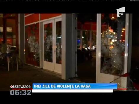 Manifestaţie violentă la Haga: Poliţiştii olandezi au tras focuri de avertisment