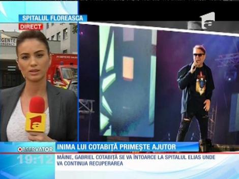 Gabriel Cotabiţă, din nou la spital! I s-a montat un aparat care să-i ajute inima