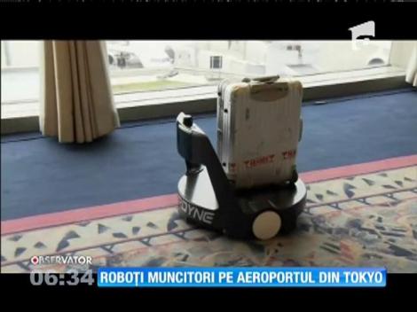 Roboţi muncitori pe aeroportul din Tokyo