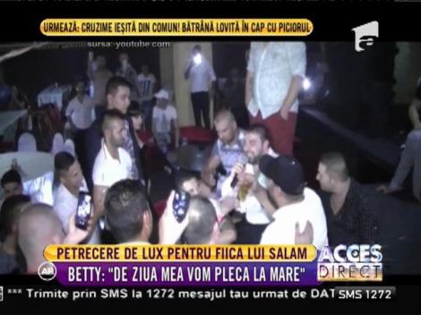 Petrecere de lux pentru Betty Salam, fiica lui Florin Salam