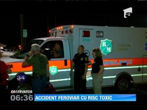 Un tren care transporta substanțe toxice a deraiat în statul american Tennessee