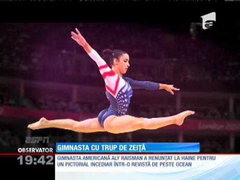 O gimnastă medaliată cu aur la Jocurile Olimpice a renunțat la haine!