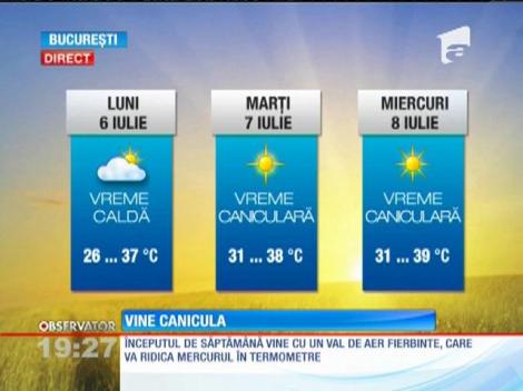Avertizare de caniculă. Temperaturile vor urca până la 40 de grade