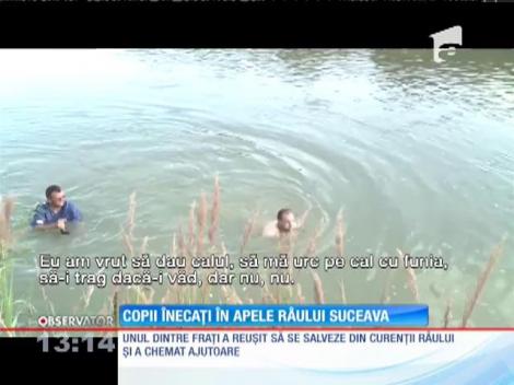 Tragedie pe râul Suceava. Doi copii au murit înecați