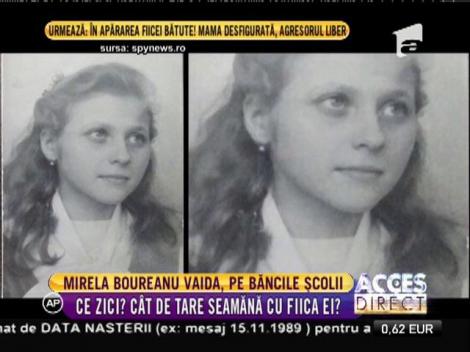 Cum arăta Mirela Boureanu Vaida, pe băncile școlii!