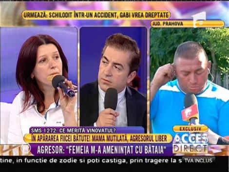 Adrian Furdui, agresorul Tatianei, se victimizează: "Am probleme cu inima"