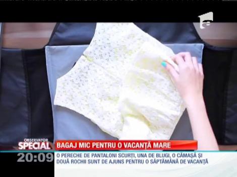 SPECIAL! Bagajul mic pentru o vacanță mare!