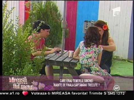 Simona, îngrijorată că va părăsi competiţia iubirii