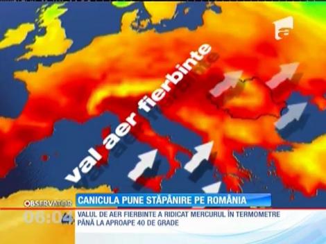 Canicula pune stăpânire pe România
