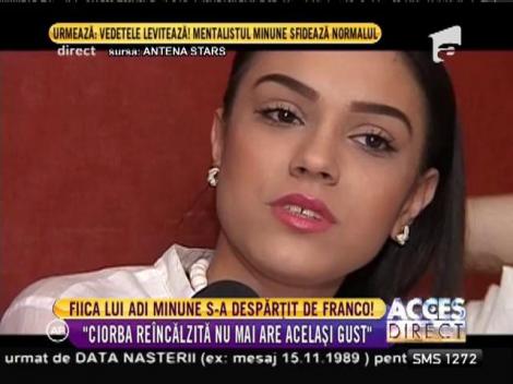 Carmen Minune şi Franco s-au despărțit!