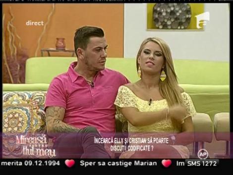 Elly şi Cristian, din nou discuţii aprige! Ce s-a întâmplat între aceştia