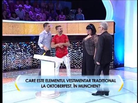 Rândul 3: Care este elementul vestimentar tradiţional la Oktoberfest, în Munchen?