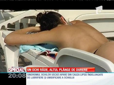 Special! Un ochi râde, altul plânge de durere