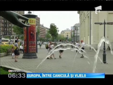 Europa, între caniculă și vijelii