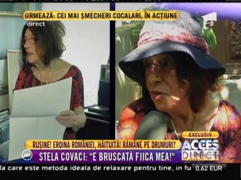 Scriitoarea Stela Covaci, la un pas să fie aruncată în stradă
