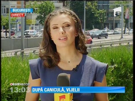 După caniculă, urmează ploi torenţiale și chiar vijelii