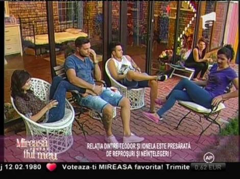 Tensiuni de nesuportat în casa ”Mireasă pentru fiul meu”. Ionela a fost bruscată de Teodor!