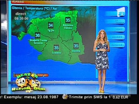 O nouă zi de foc! Temperaturile din termometre vor urca până la 40 de grade! Vremea cu Flavia Mihăşan