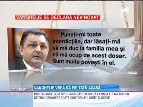 Marian Vanghelie vrea să fie eliberat pentru că o să devină tată