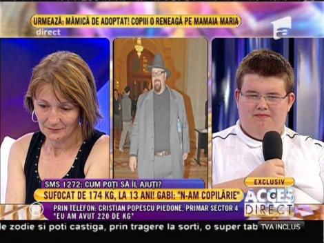 Mama lui Gabriel: "Lua pe lună 800 de grame"