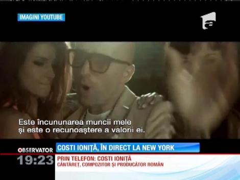 Costi Ioniţă a cântat în Piaţa Rockeffeler din New York