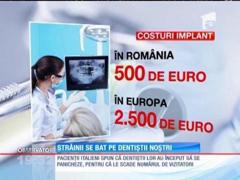 Străinii se bat pe dentiştii din România