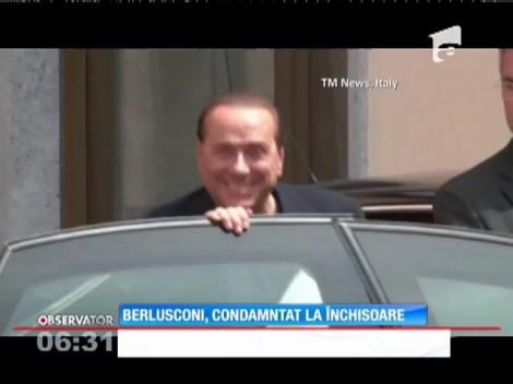 Silvio Berlusconi, condamnat la 3 ani de închisoare