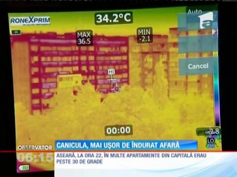 Căldura din apartamente nu îi lasă să doarmă. Oamenii au preferat să stea fară până noaptea târziu