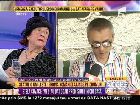 Stela Covaci: "Mi s-au dat doar promisiuni, nicio casă"
