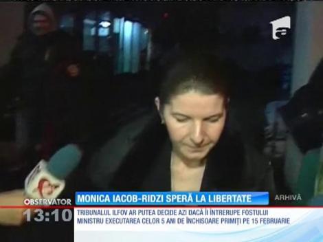 Monica Iacob-Ridzi ar putea ieşi din închisoare