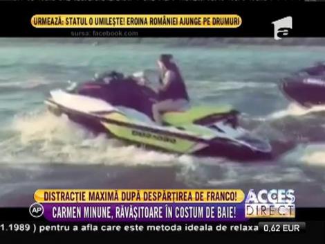 Carmen Minune, răvășitoare în costumul de baie!