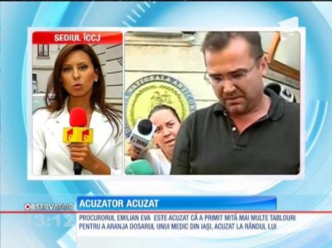Emilian Eva, procurorul din dosarul ”Telepatia”, reţinut de procurorii DNA pentru şpagă