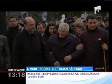 A murit socrul fostului președinte Traian Băsescu
