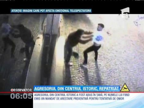 Update / Agresorul din Centrul Vechi al Capitalei, repatriat