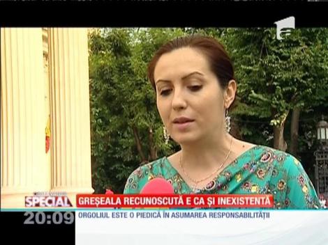 Special! Greșeala recunoscută e ca și inexistentă