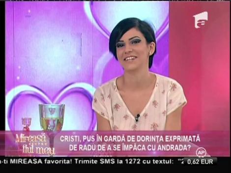 După plecarea din competiție, Radu a declarat că o vrea pe Andrada!