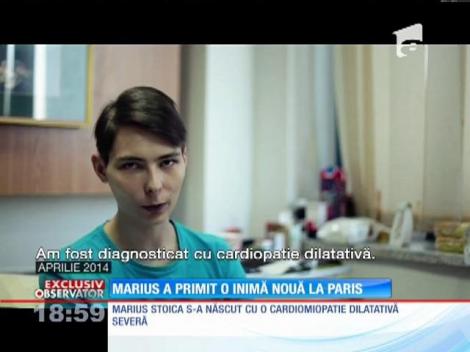 Marius a primit o inimă nouă la Paris