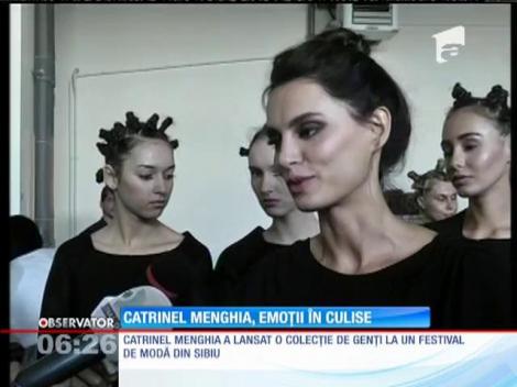 Catrinel Menghia a lansat o colecție de genți la un festival de modă