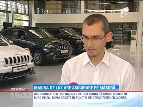 Mașinile de lux au asigurare pe măsură