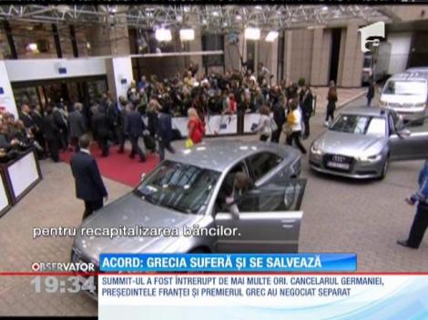 Liderii zonei Euro au căzut de acord asupra unui nou plan de salvare financiară a Greciei